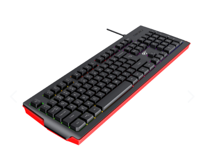 Teclado Gamer Havit Membrana Rgb Usb Nyl