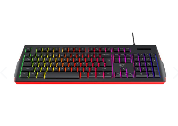 Teclado Gamer Havit Membrana Rgb Usb Nyl